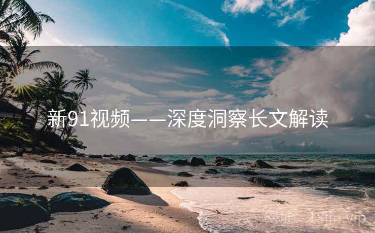 新91视频——深度洞察长文解读