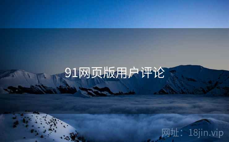 91网页版用户评论