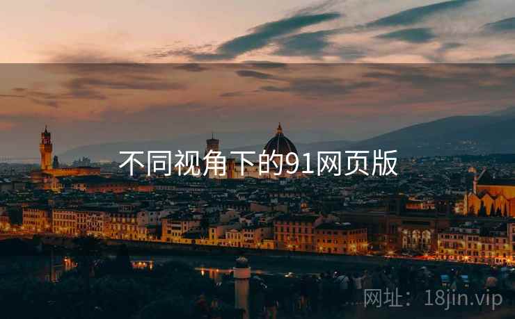 不同视角下的91网页版  第4张 不同视角下的91网页版  第4张