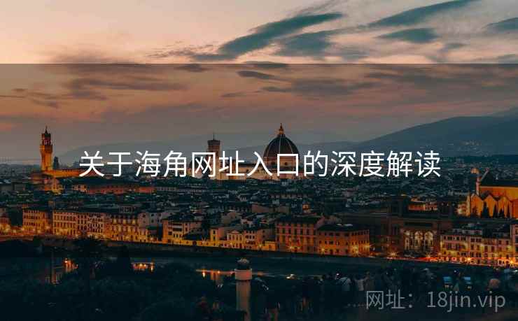 关于海角网址入口的深度解读