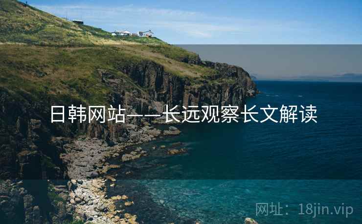 日韩网站——长远观察长文解读
