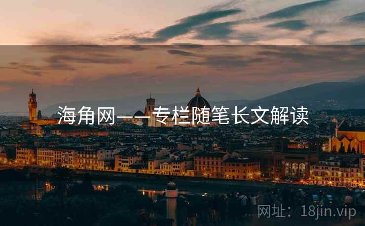 海角网——专栏随笔长文解读